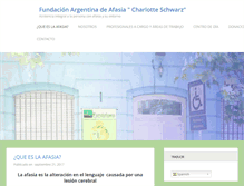 Tablet Screenshot of fundafasia.org